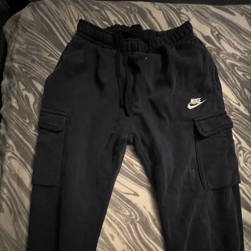 Original blue cargo sweatpants